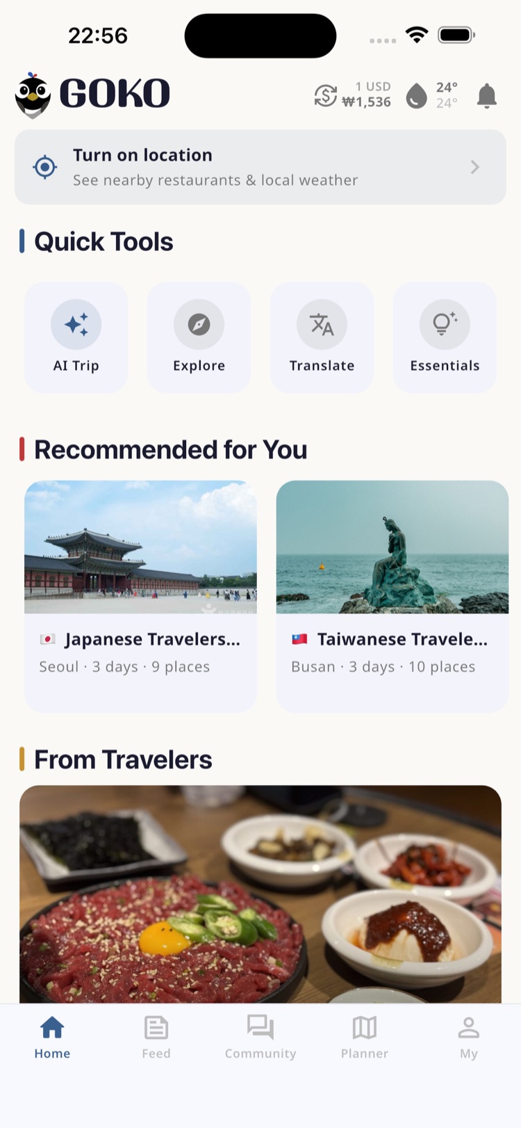 GOKO home — plan your Korea trip