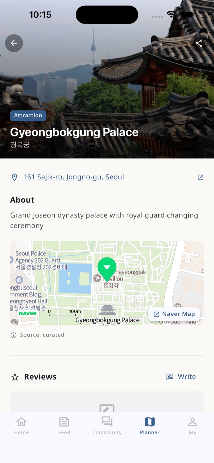 Place details and tips